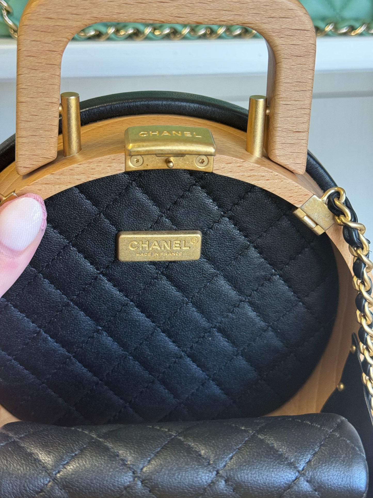 Chanel 2022 Beech Wood Vanity Case