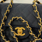 Chanel 6 Series Black Small Vintage Caviar Classic Flap Bag