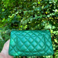 Chanel 18S Emerald Green Caviar Mini Flap Bag