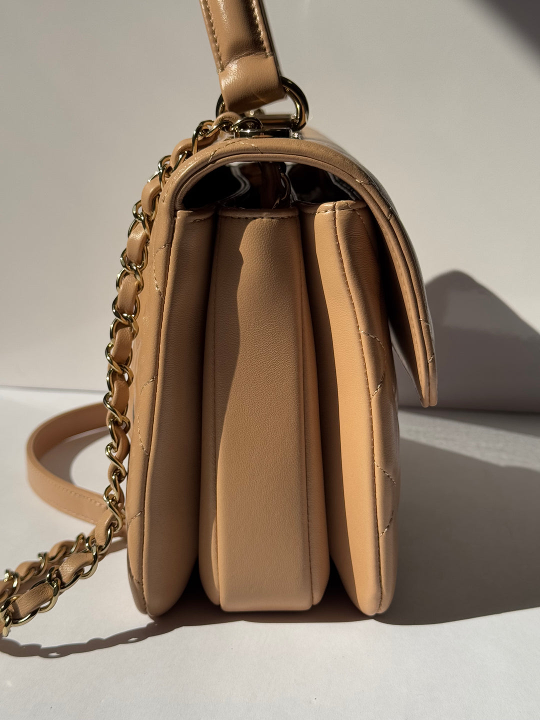 Chanel 22S Dark Beige Small Trendy Flap Bag