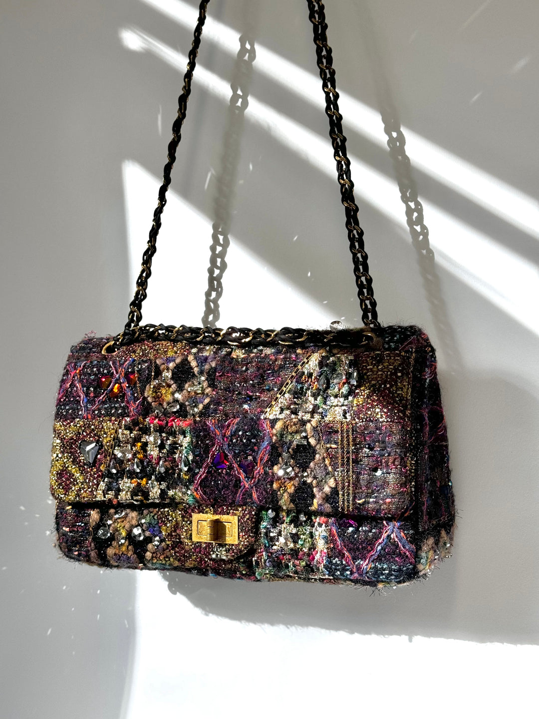 Chanel Maxi Tweed Paris/Byzance Limited Edition Reissue Flap Bag