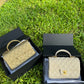 Chanel 21S Mini Light Beige Caviar Top Handle