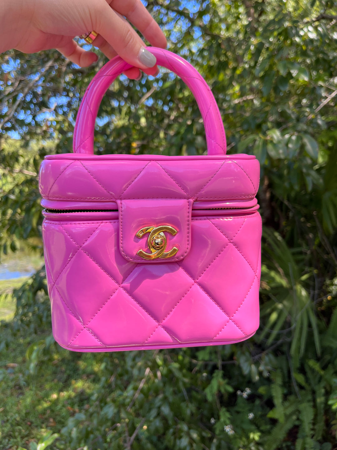 Chanel 1995 Barbie Collection Pink Vanity Case