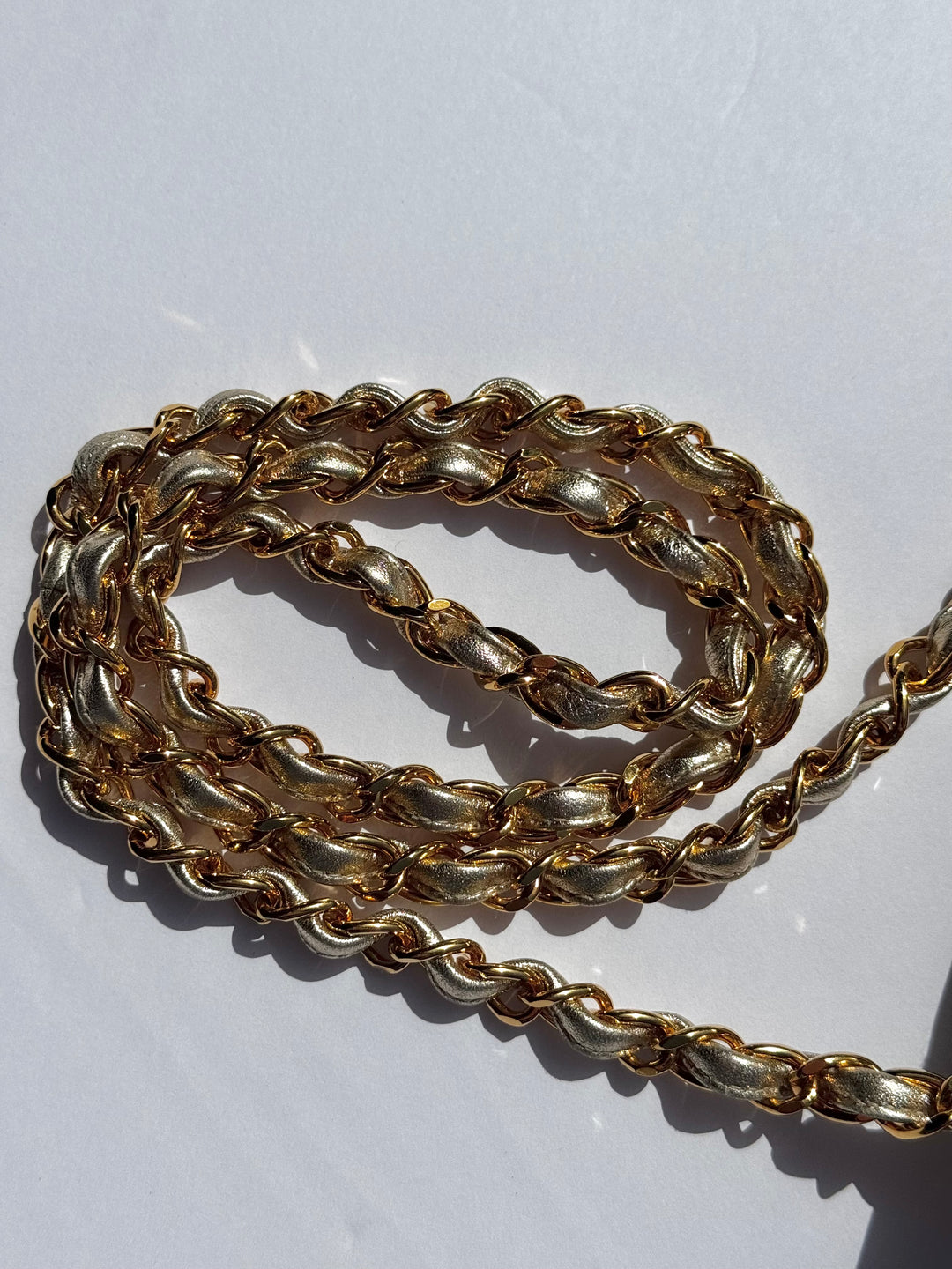 Chanel 1994 Vintage Metallic Gold Extra Mini Flap Bag