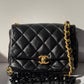 Chanel Lacquered Metal Small CC Lambskin Flap Bag