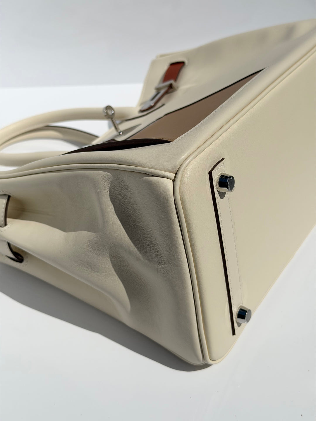 Hermès Birkin 30 Colormatic Swift Nata Palladium Hardware