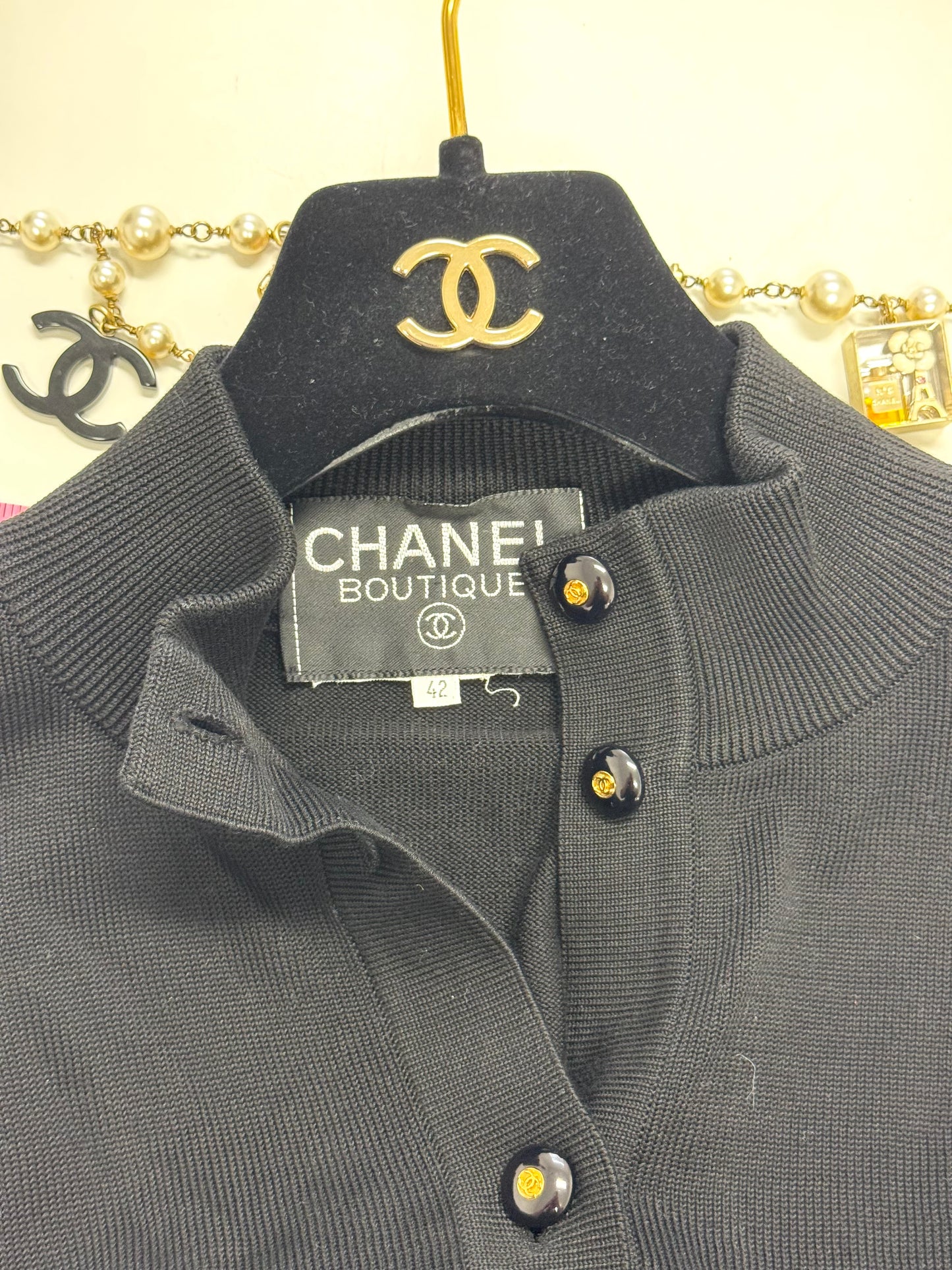 Chanel 1993 Black Vintage Jumpsuit