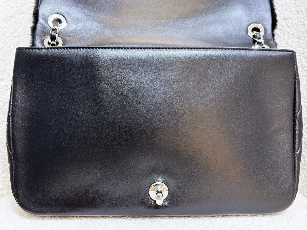 Chanel Supermarket Comic Maxi Shearling Flap Bag