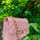 Chanel 19S Pink Iridescent Jumbo Caviar Double Flap Bag