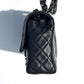 Chanel 2011 Black Ladybug Medium Lambskin Flap Bag