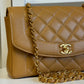 Chanel Caramel 24K Medium Caviar Diana Flap Bag