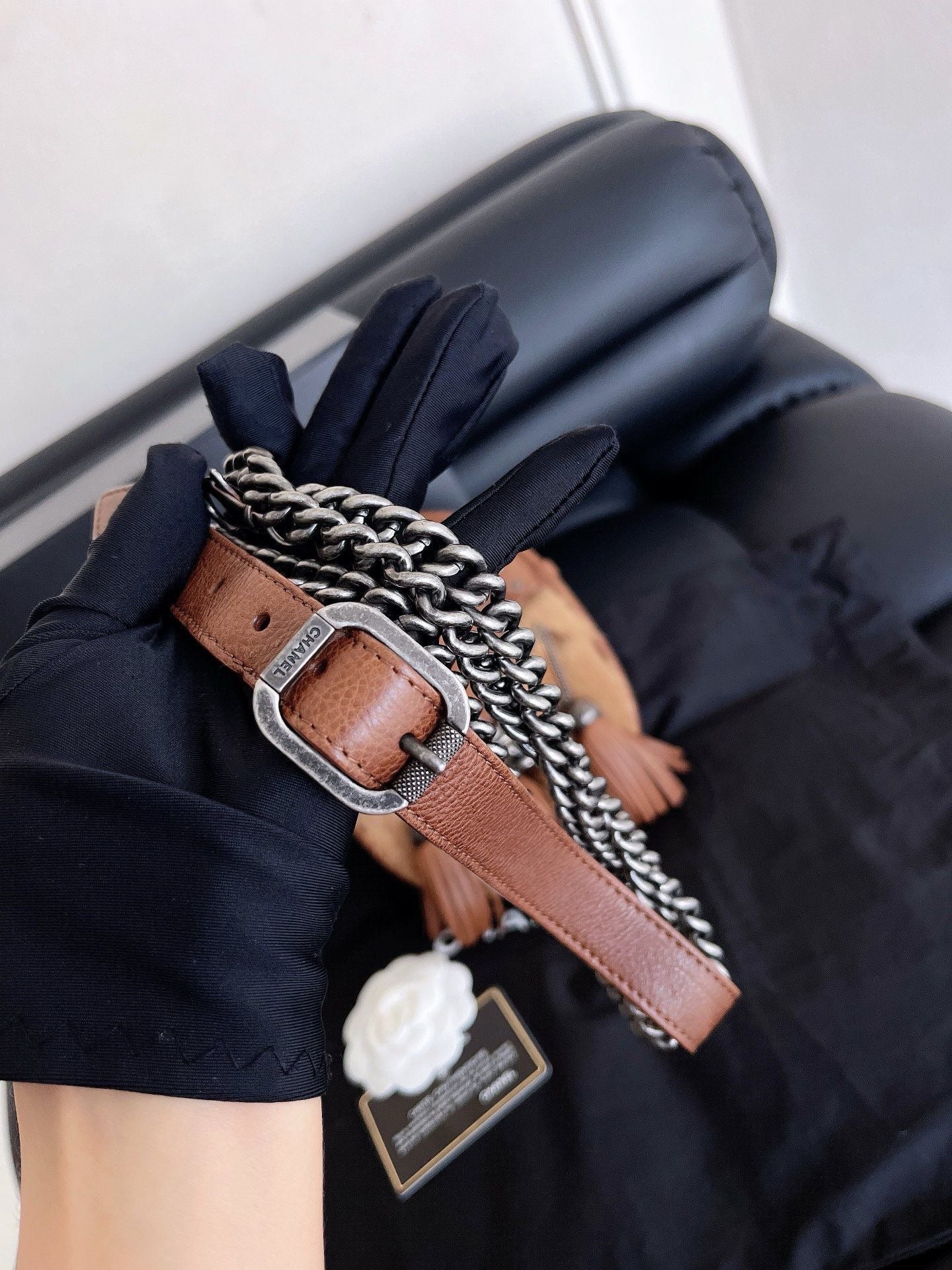 Chanel 2013 Paris-Edinburgh Quilted Pony Hair Crossbody Bag