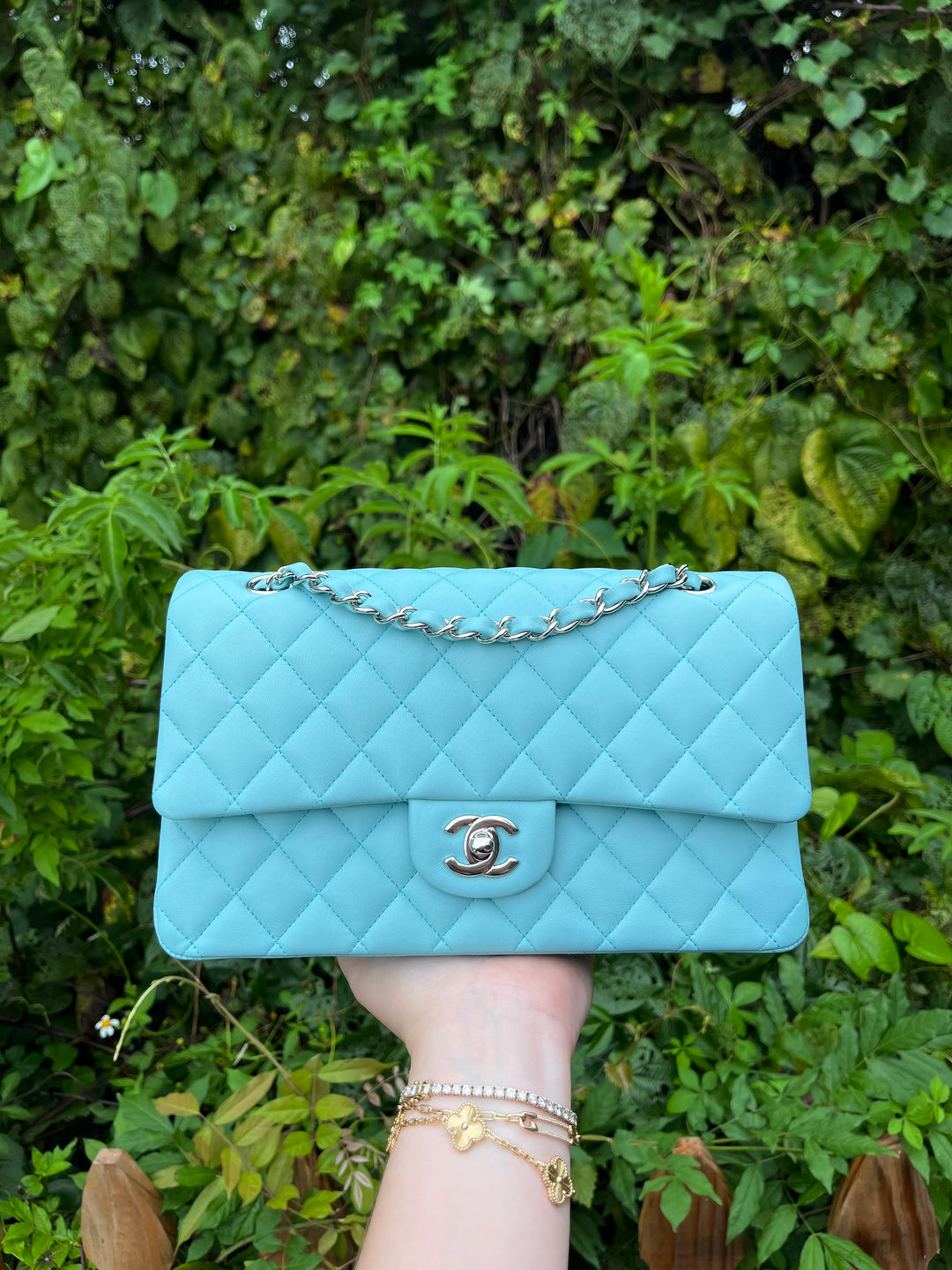Chanel 2019 Tiffany Lambskin Medium Flap Bag