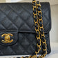 Chanel 6 Series Black Small Vintage Caviar Classic Flap Bag