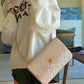 Chanel 1992 Medium Pink Sequin Flap Bag