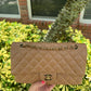 Chanel 18S Dark Beige Medium Caviar Flap Bag