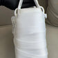 2023 Lady Dior Small White LED Twill Embellished Bag