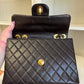 Chanel Chocolate Brown Vintage Lambskin Jumbo Flap Bag