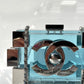 Chanel Plexiglass Blue & Silver Barcode Lego Minaudiere