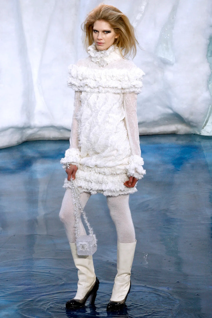 Chanel RARE Runway Acrylic Crystal CC Ice Cube Minaudiere