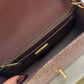 Chanel Mauve Taupe Lizard Mini Rectangular Flap Bag
