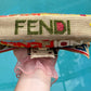 Fendi Multicolor Crochet Logo Baguette