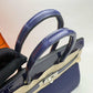 Hermes Bleu Encre Togo and Niloticus Birkin 30