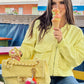 Chanel Yellow Terry Cloth Vintage Maxi Flap Bag