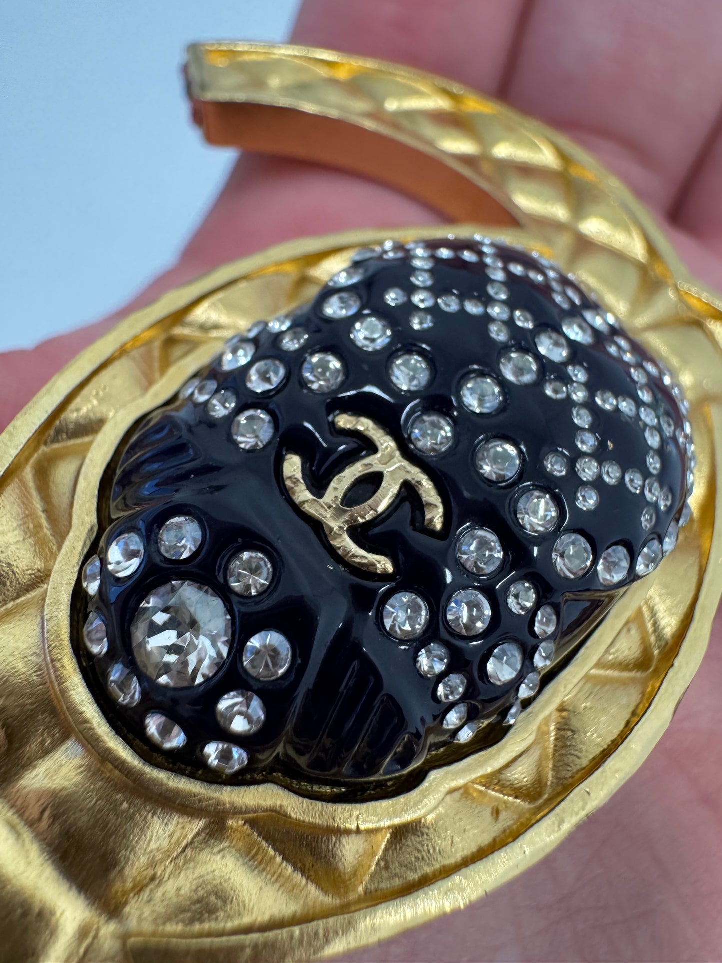 Chanel 19A Egypt Multicolor XL Beatle Brooch