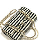 Chanel Ivory/Black Coco Medium Sailor Pearls Double Flap Bag