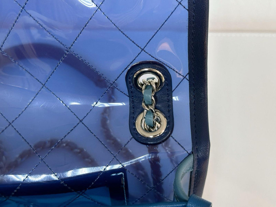 Chanel Coco Splash Blue Mini PVC Flap Bag