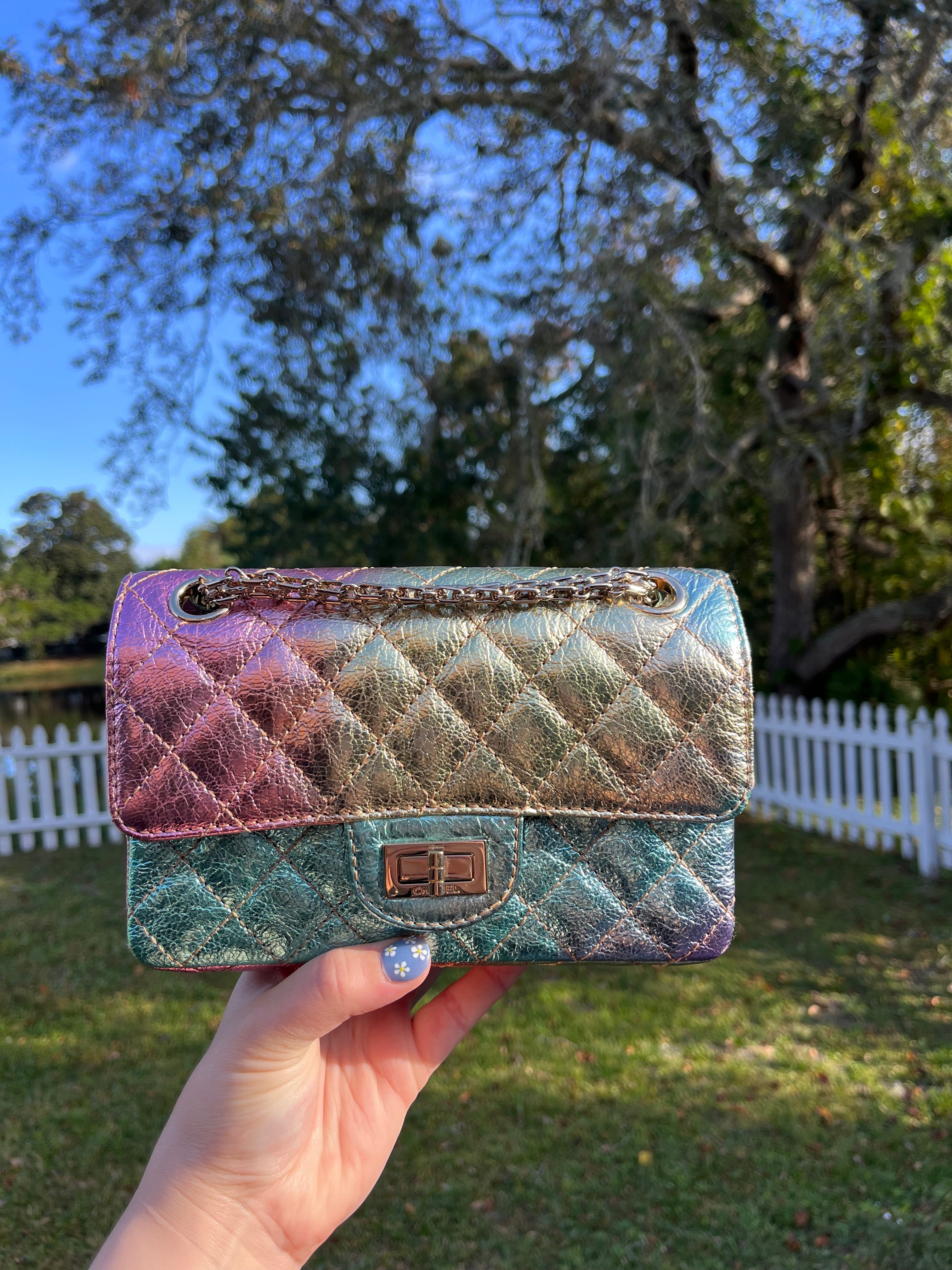 美品 CHANEL バレッタ レインボー 97P ヴィンテージ 虹色 美品 CHANEL バレッタ レインボー 97P ヴィンテージ 虹色 美品 CHANEL