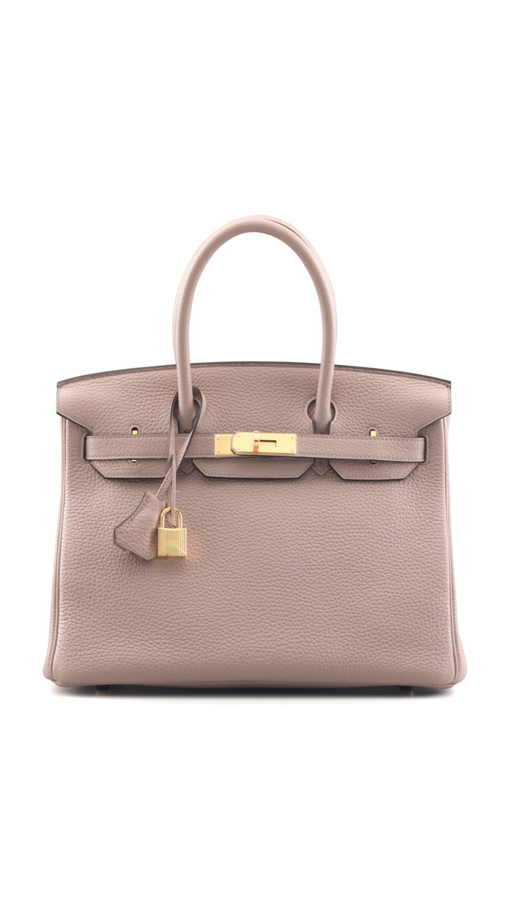 Hermès Birkin 30 Glycine Togo Gold Hardware