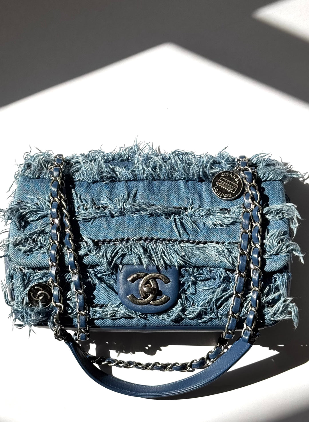 Chanel Medium Denim Paris Dubai Flap Bag