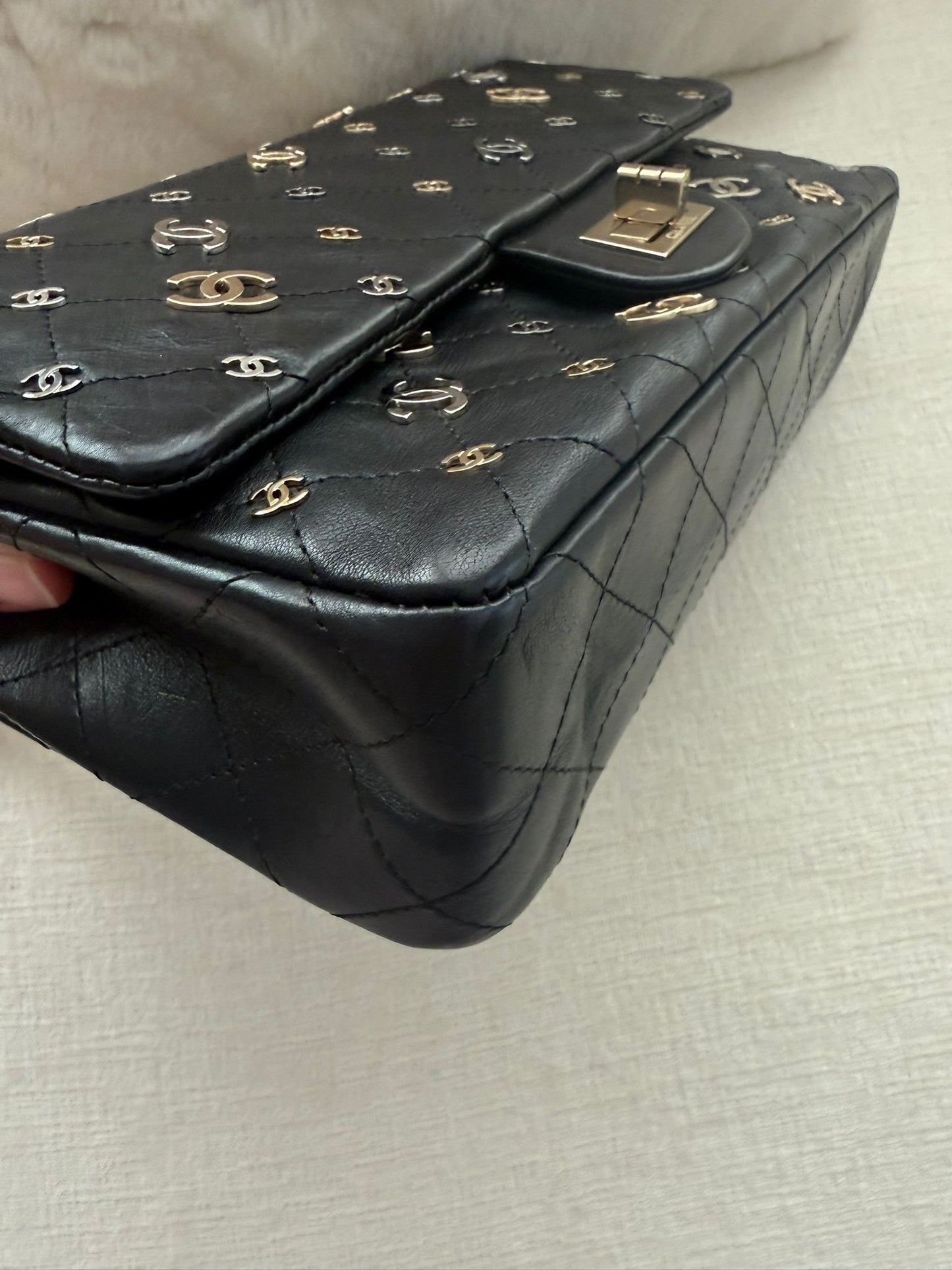 Chanel Vintage Punk Charms 2.55 Medium Reissue Flap Bag