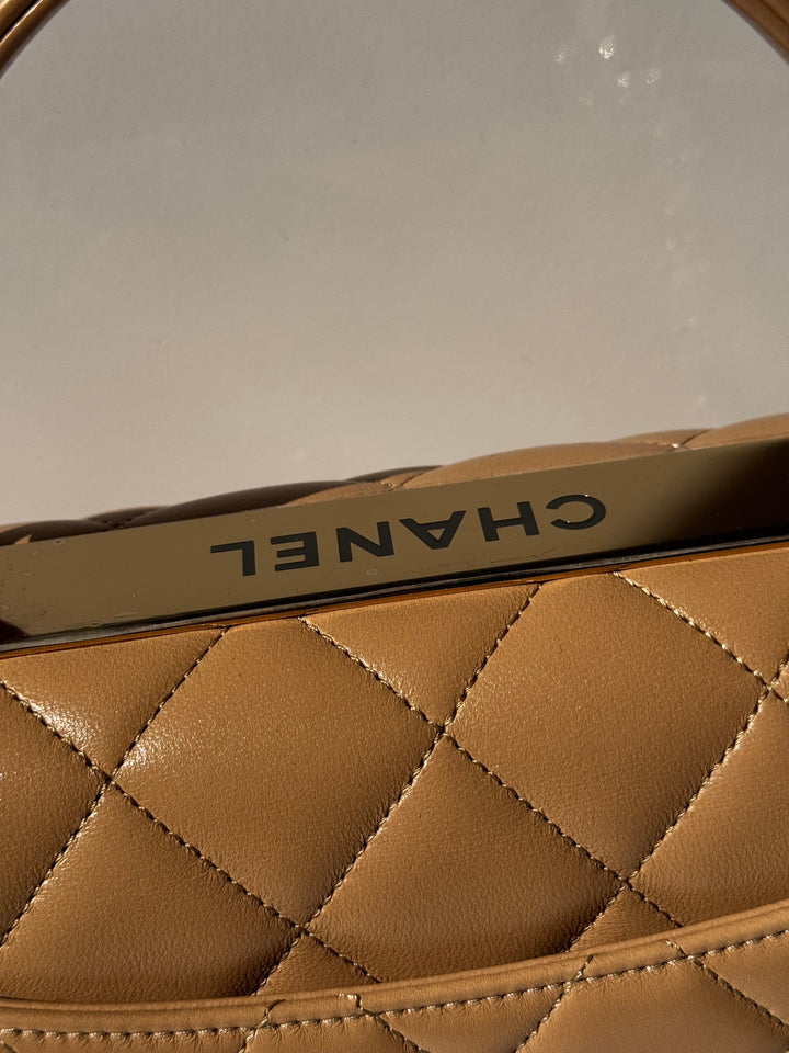 Chanel 22S Dark Beige Small Trendy Flap Bag