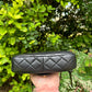 Chanel 2014 Black Lambskin Minaudières Runway "Meat Package" Flap Bag