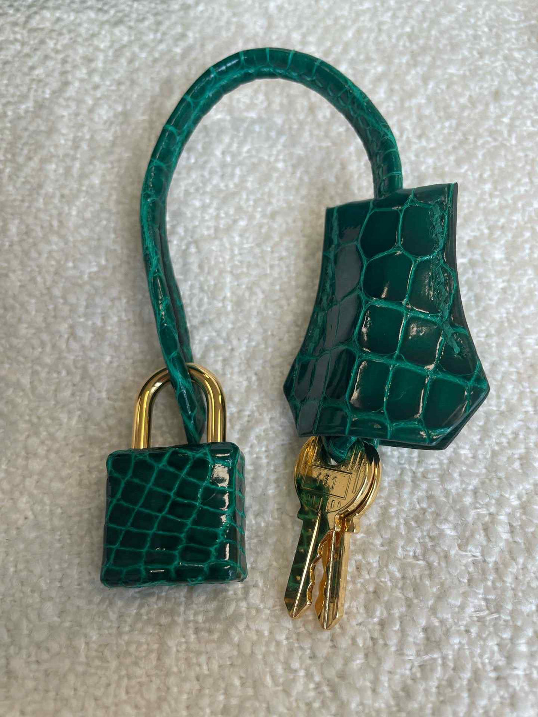 Hermes 2019 Emerald Green Shiny Alligator Kelly 25 Sellier