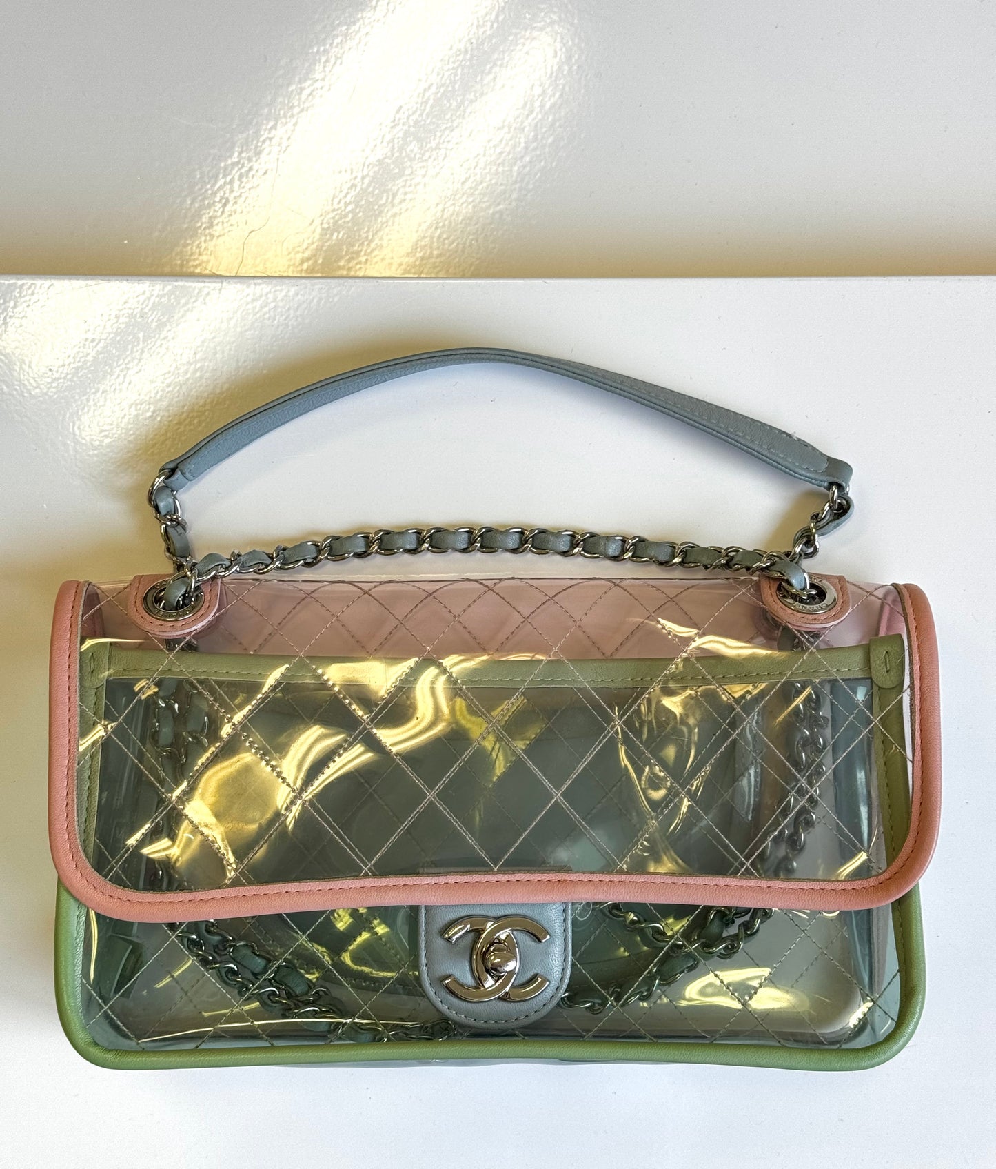 Chanel Coco Splash Medium PVC Lambskin Flap Bag