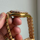 Vintage 1990 Rolex Day-Date 36mm Yellow Gold, Ruby String Dial Diamond Watch