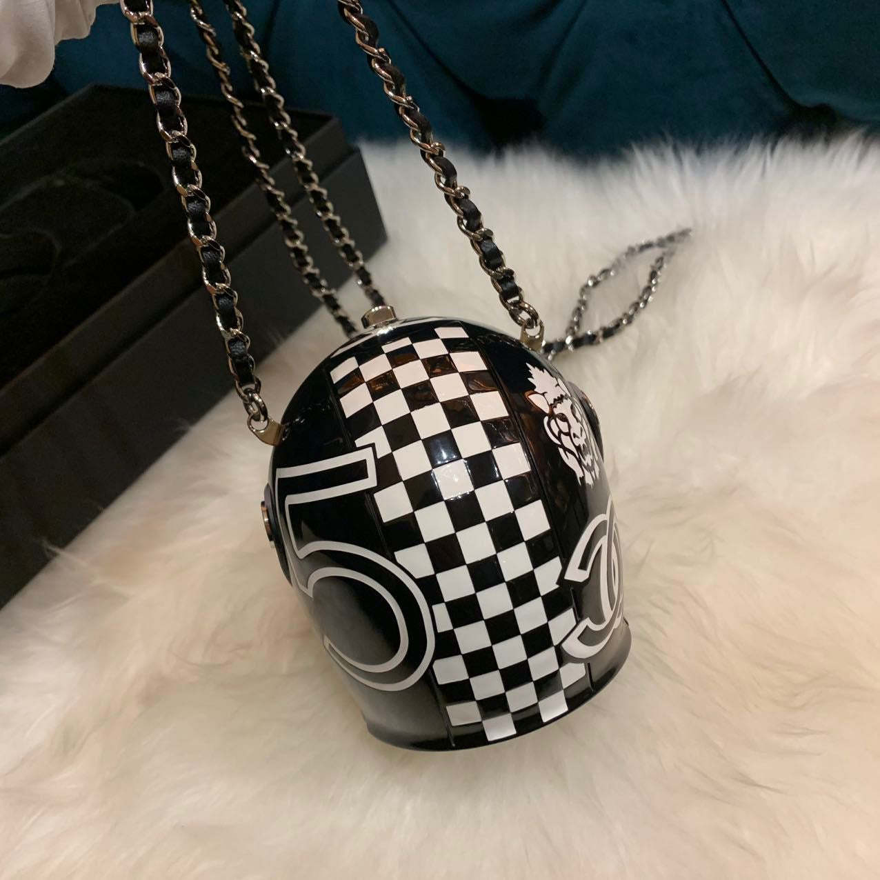 Chanel 2023 Monte Carlo Helmet Minaudiere