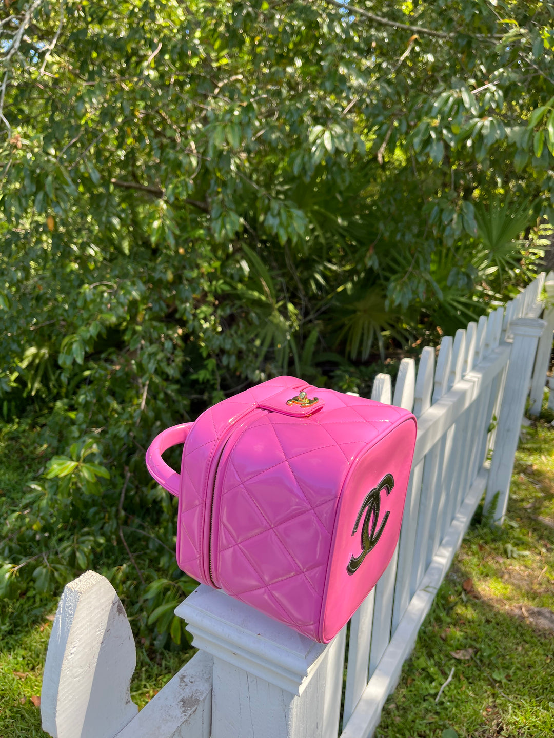 Chanel 1995 Barbie Collection Pink Vanity Case