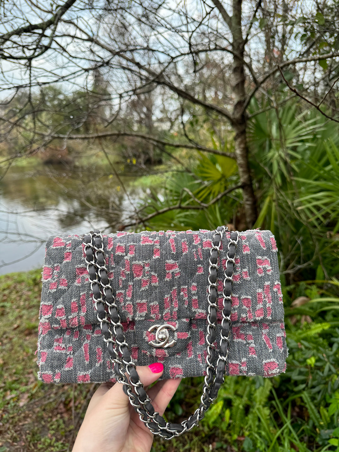 Chanel Medium Denim Patchwork Classic Flap