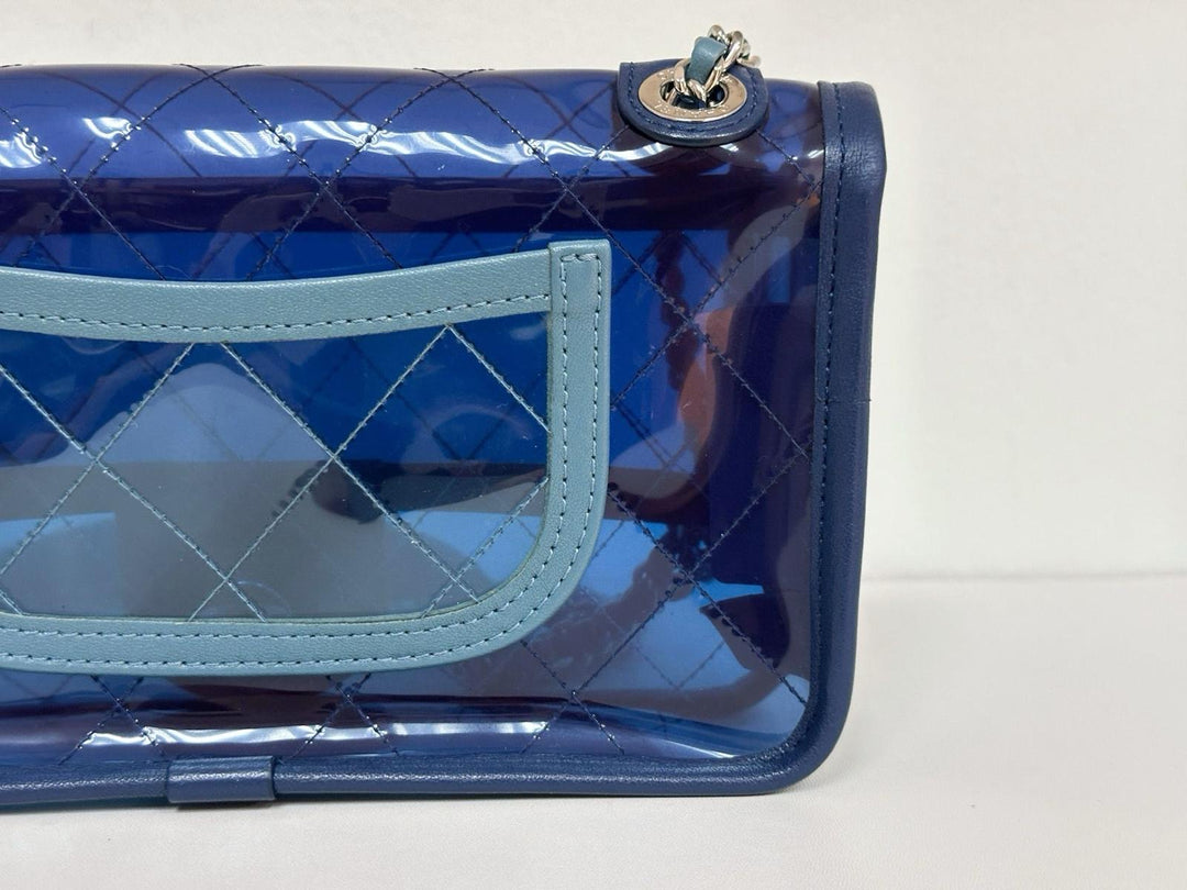 Chanel Coco Splash Blue Mini PVC Flap Bag
