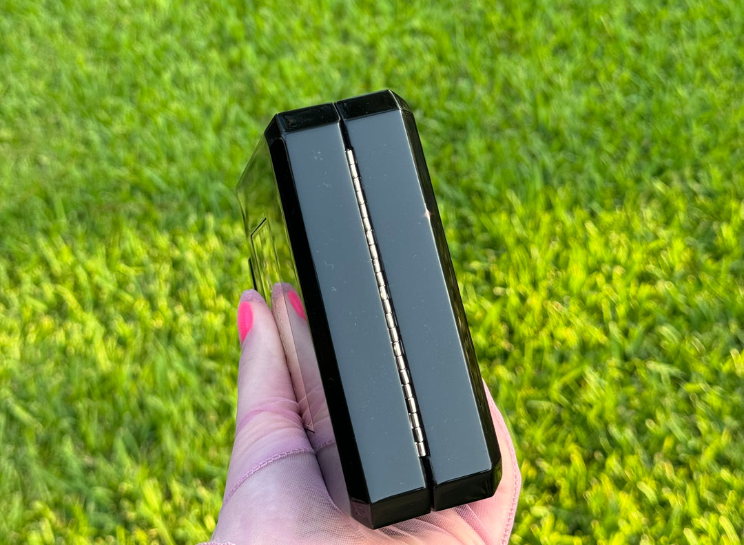 Chanel Black Acrylic Plexiglass Perfume Bottle Minaudière