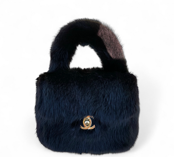 Chanel RARE 100% Mink Mini Kelly Flap Bag