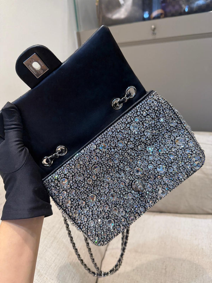 Chanel 2023 Crystal Embellished Mini Flap