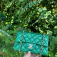 Chanel 18S Emerald Green Caviar Mini Flap Bag