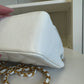 Chanel Snow White 24K Medium Caviar Diana Flap Bag