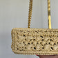 Celine 2023 Raffia Chain Shoulder Bag